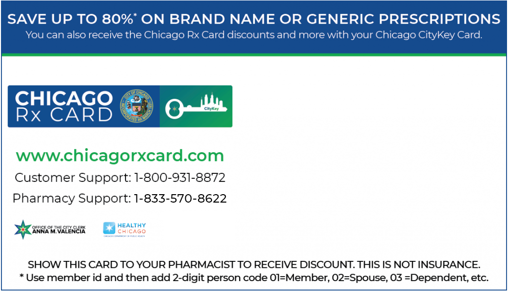 Chicago Rx Card Singlecare Chicago Rx Card