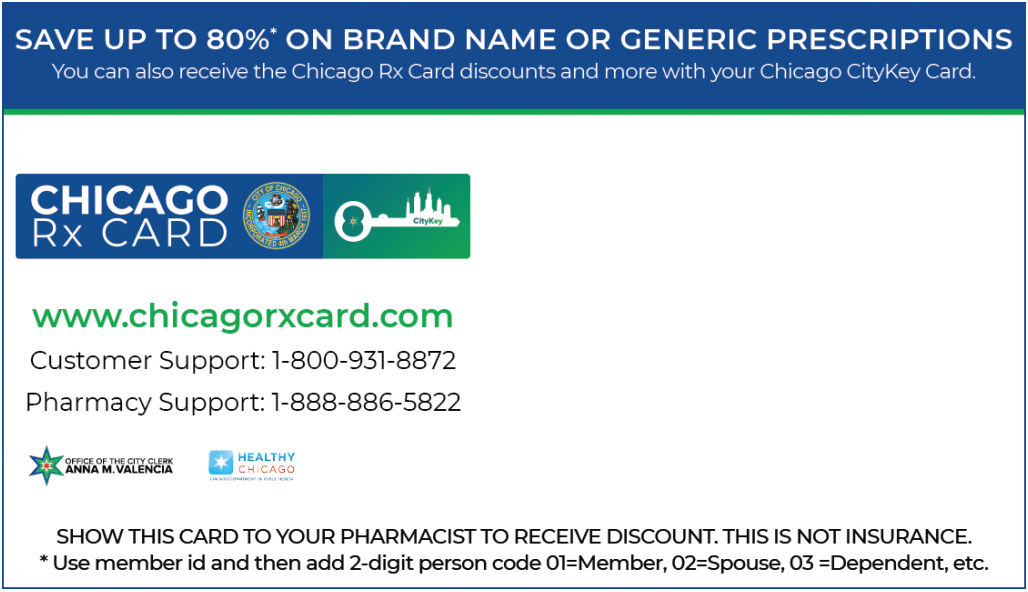 Chicago Rx Card