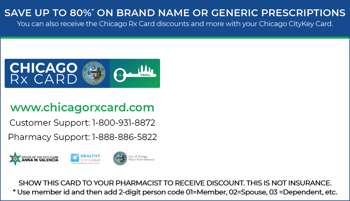 Chicago Rx Card
